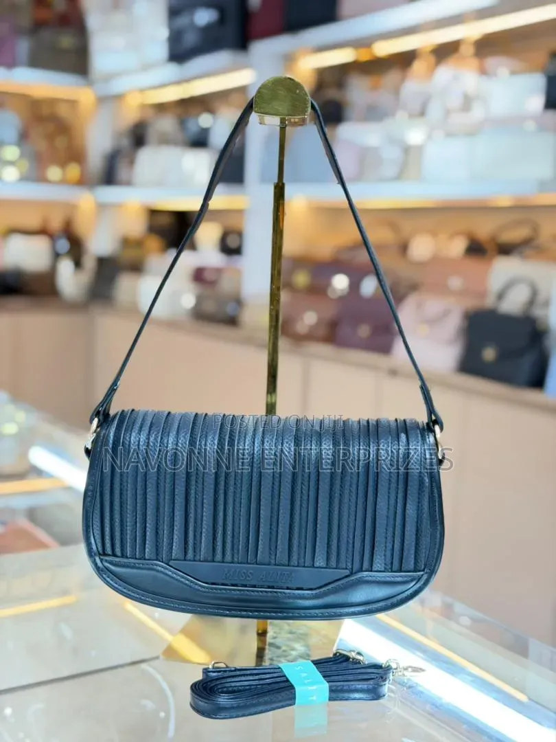 ​Stylish Pleated Flap Shoulder Bag With Adjustable Long Strap