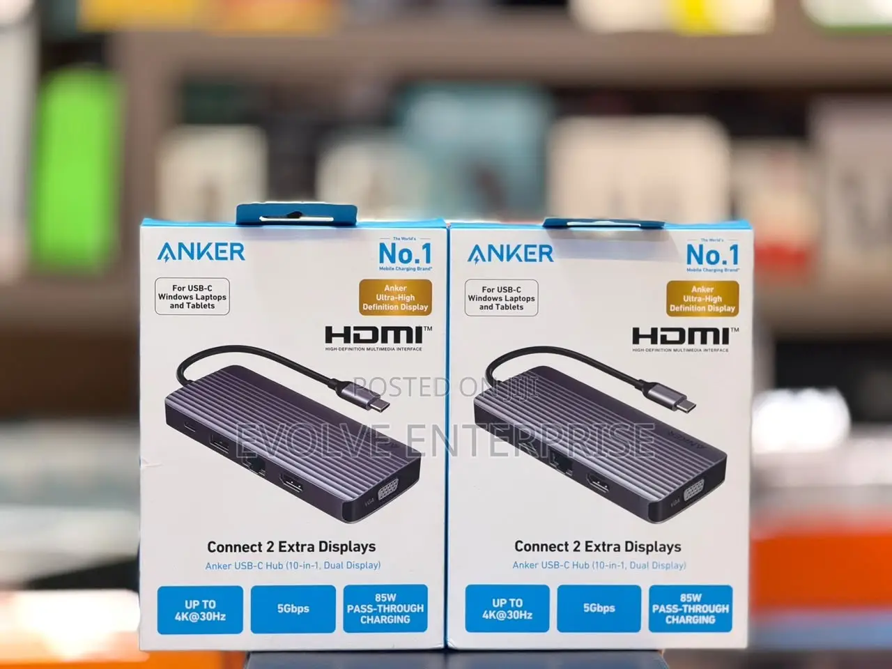 Anker 10in1 USB C Hub, Dual Display Type C Hub (10-in-1)