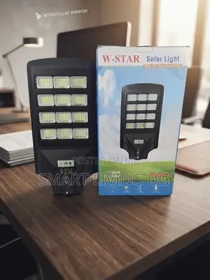 Heavy-Duty 800W LED Solar Street Lamp With Remote Motion Sensor
