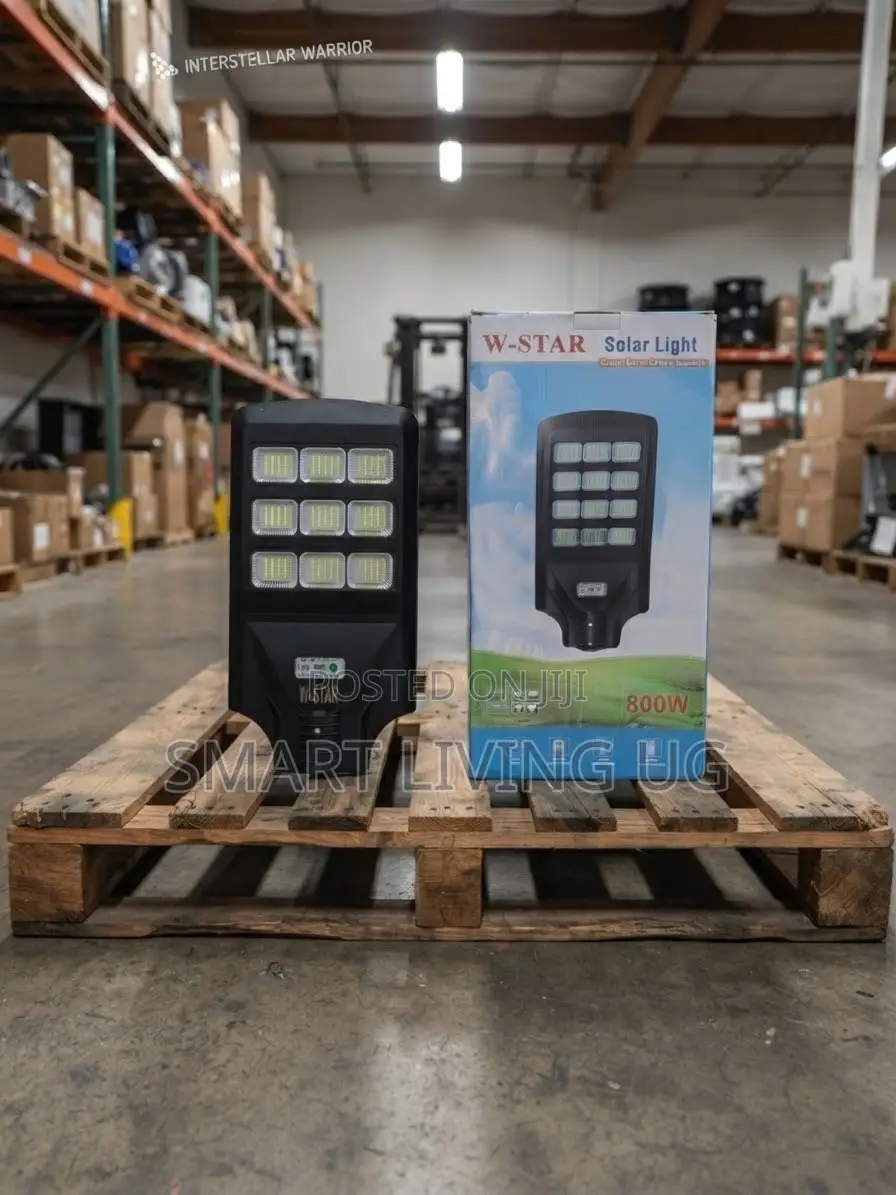 W-Star 800W Security Solar Street Light – No Wiring Required