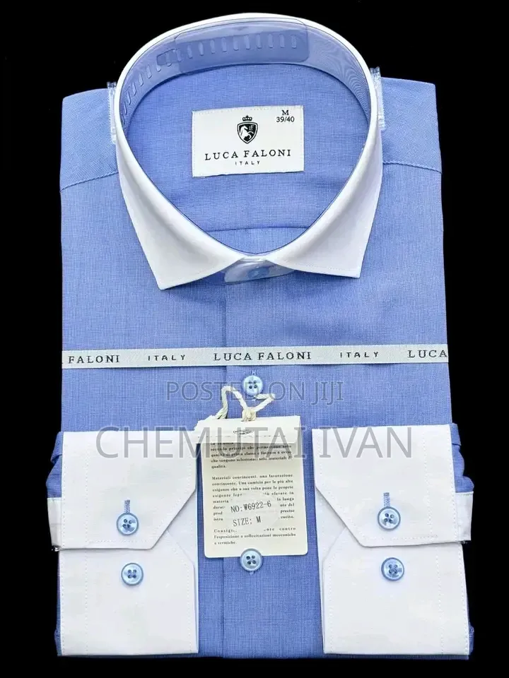 Luxury Formal Men Long Sleeved Shirts