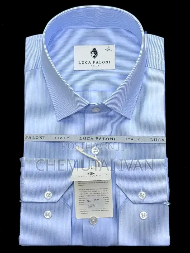 Luxury Formal Men Long Sleeved Shirts