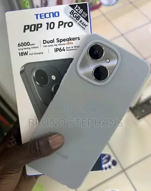 New Tecno Pop 10 Pro 128 GB Black
