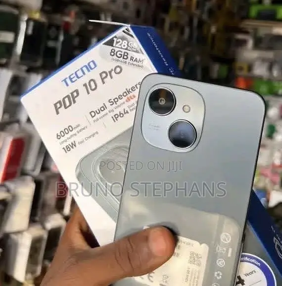 New Tecno Pop 10 Pro 128 GB Black