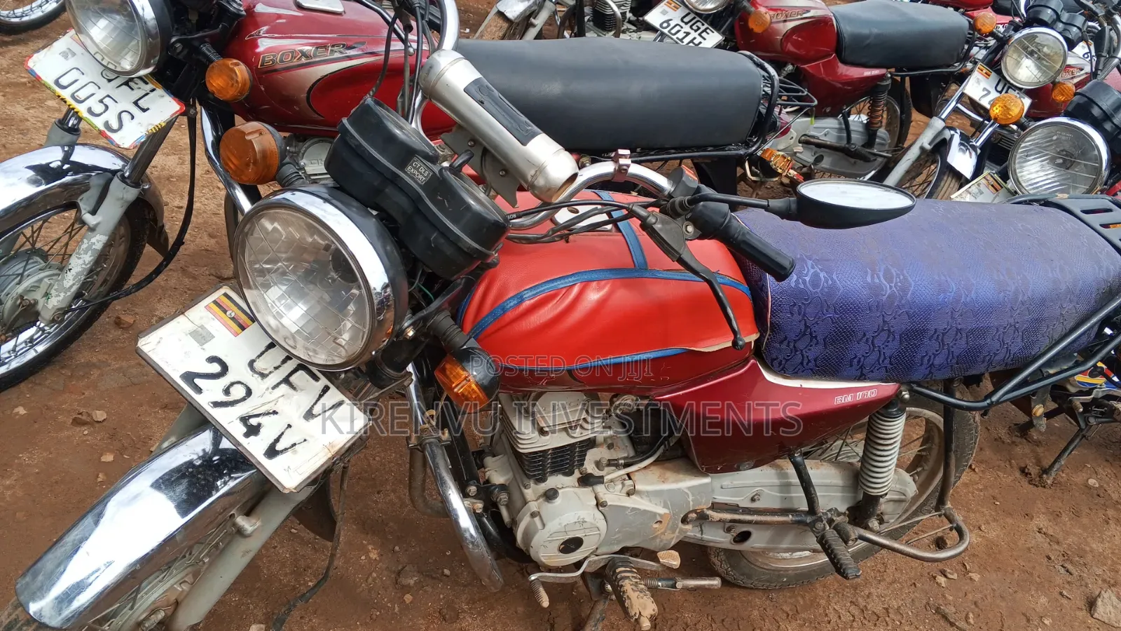 Bajaj Boxer 100 2018 Red