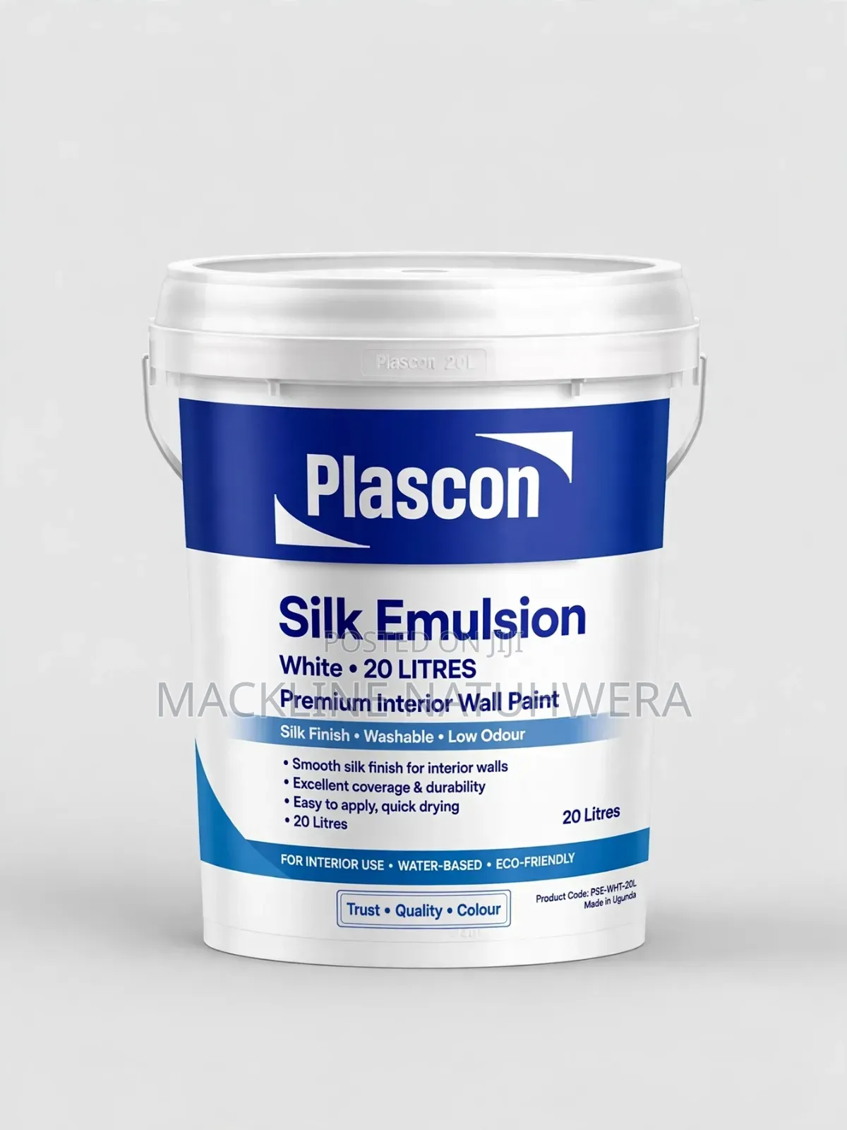Plascon Silk Emulsion White 20L _Free Delivery Seguku