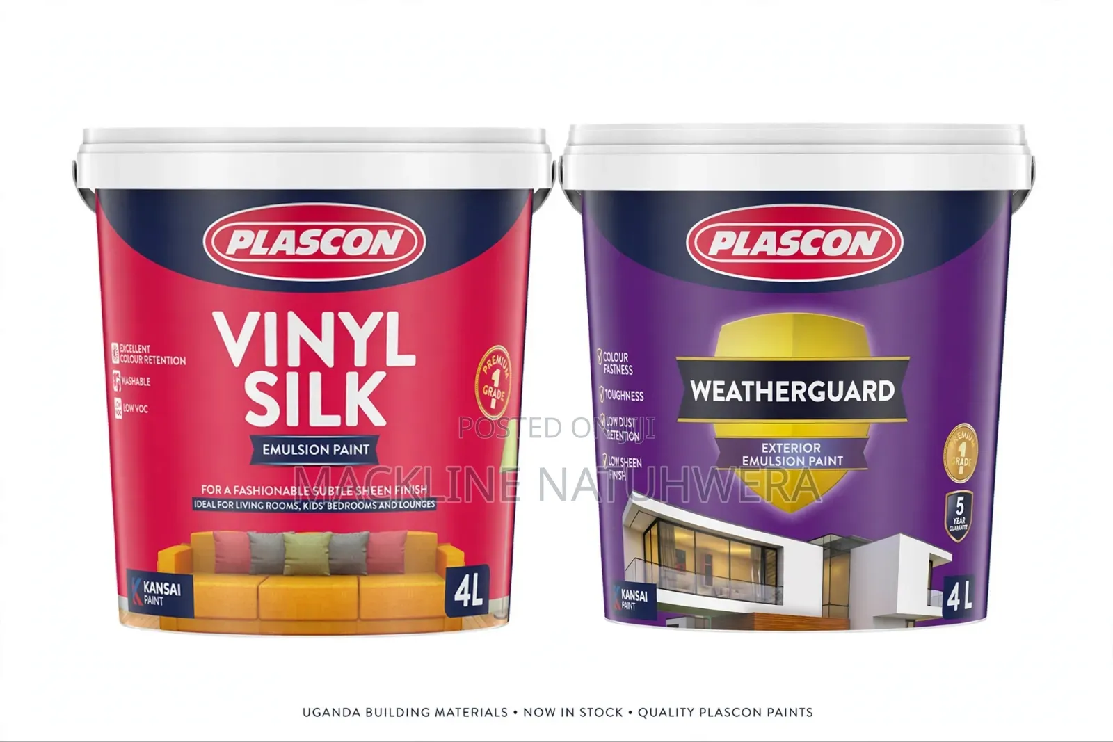 Plascon Silk Emulsion White 20L _Free Delivery Seguku