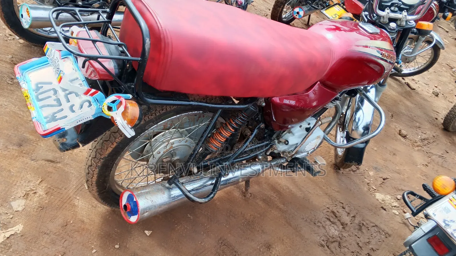 Bajaj Boxer 100 2019 Red