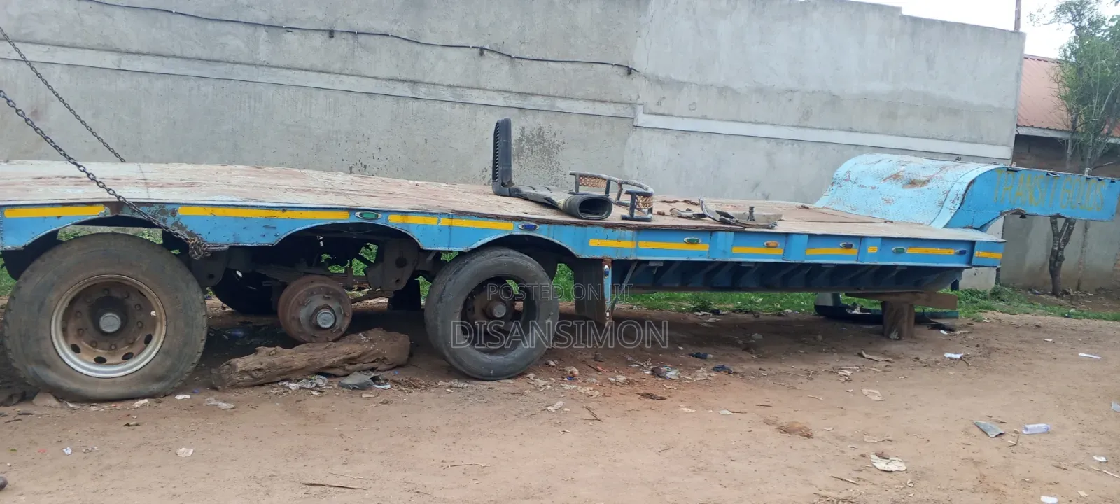 Low Bed Machine Trailer