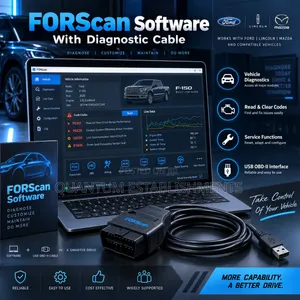 FORScan Software With Diagnostic Cable