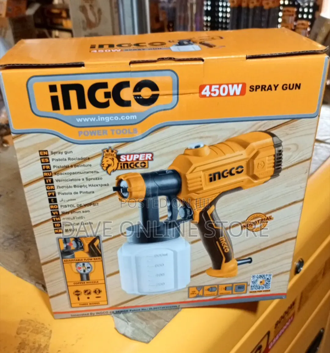 INGCO 450W Electric Spray Gun (Model: SPG3508)