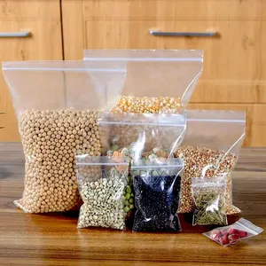 Transparent Ziplock Storage Bag (14cm "19cm)- 50pcs Colourless