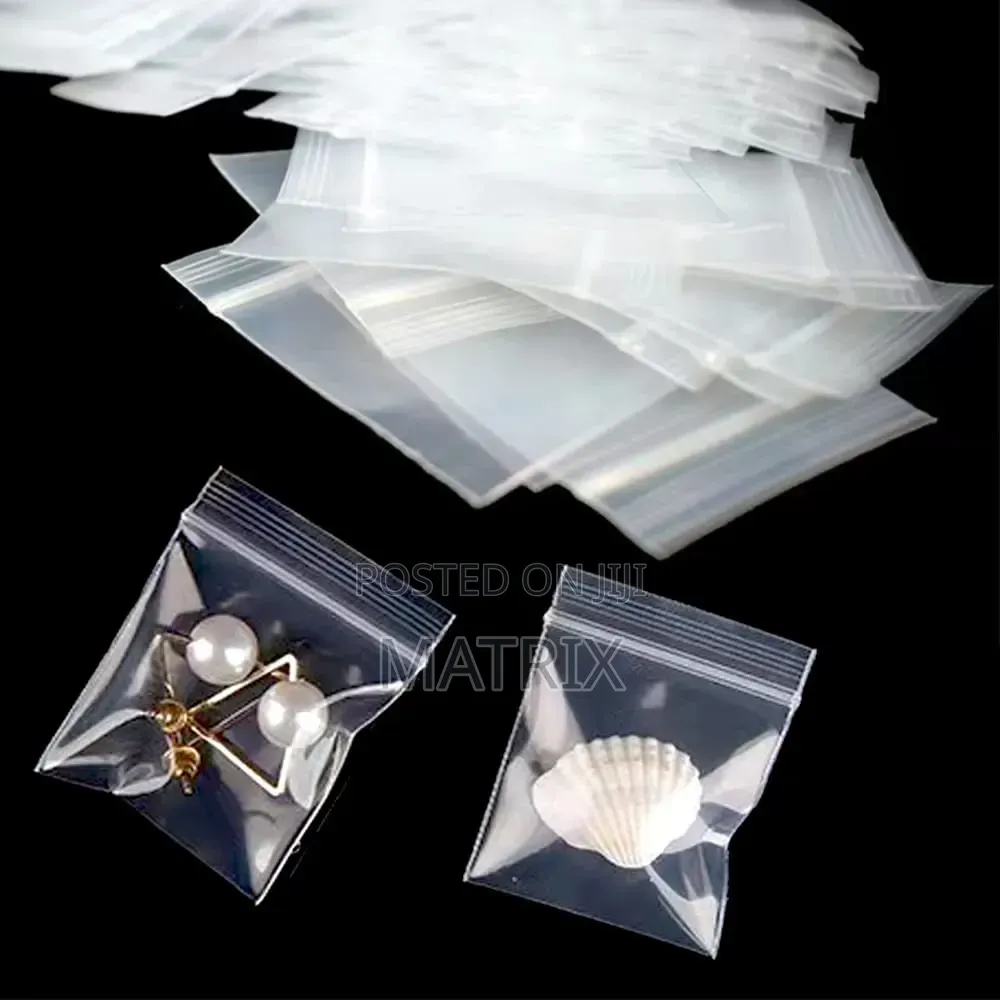 Transparent Ziplock Storage Bag (14cm "19cm)- 50pcs Colourless