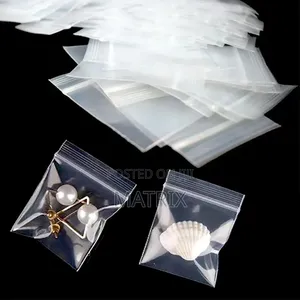 Transparent Ziplock Storage Bag (14cm "19cm)- 50pcs Colourless