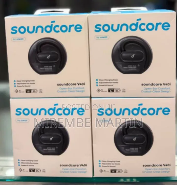 Soundcore V40i by Anker Open Ear Earbuds, Open Ear Headphones