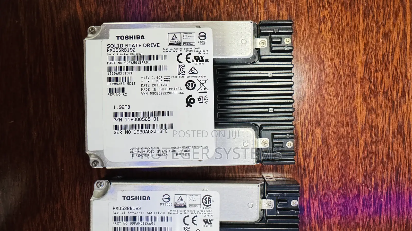1.92tb Toshiba Scsi 2.5 Inch Sas SSD