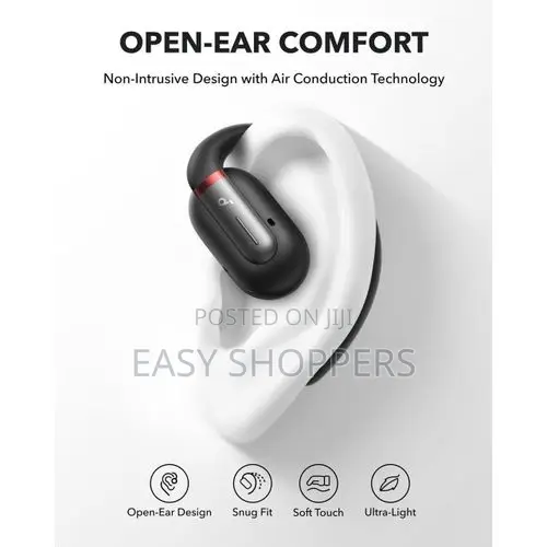 Anker Soundcore V30i Open-Ear Headphones, Ultra-Comfort, Lightweight