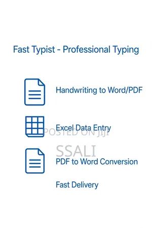 Fast Typist - Handwriting to Word/PDF - Jinja Town