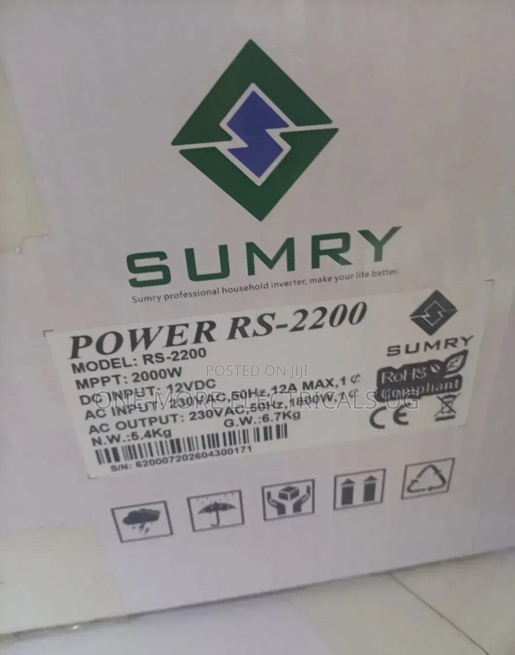 SUMRY Hybrid Inverter 2200kva/12volts