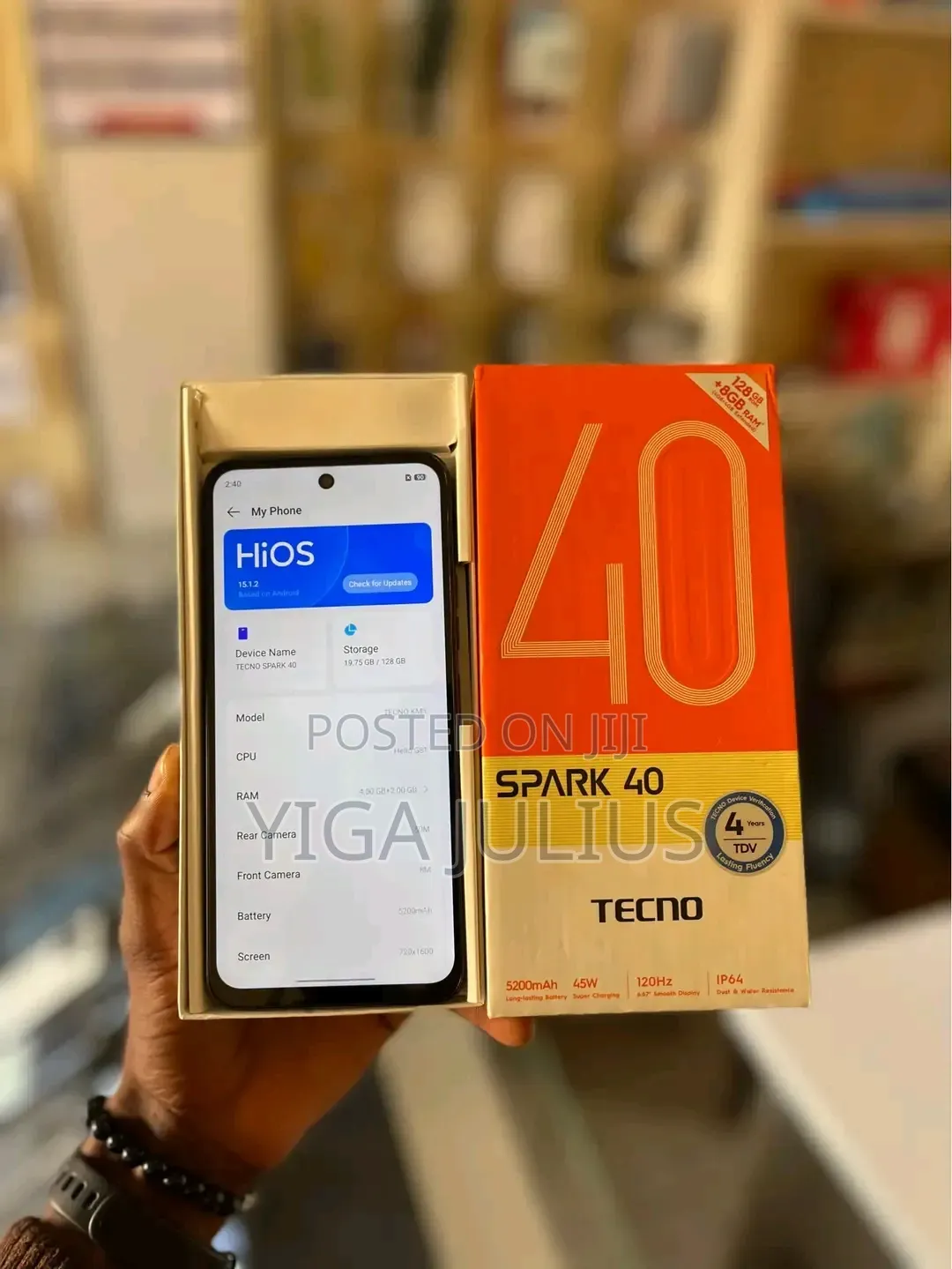 New Tecno Spark 40 256 GB Silver