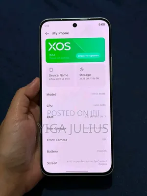 New Infinix Hot 60 Pro+ 256 GB Blue