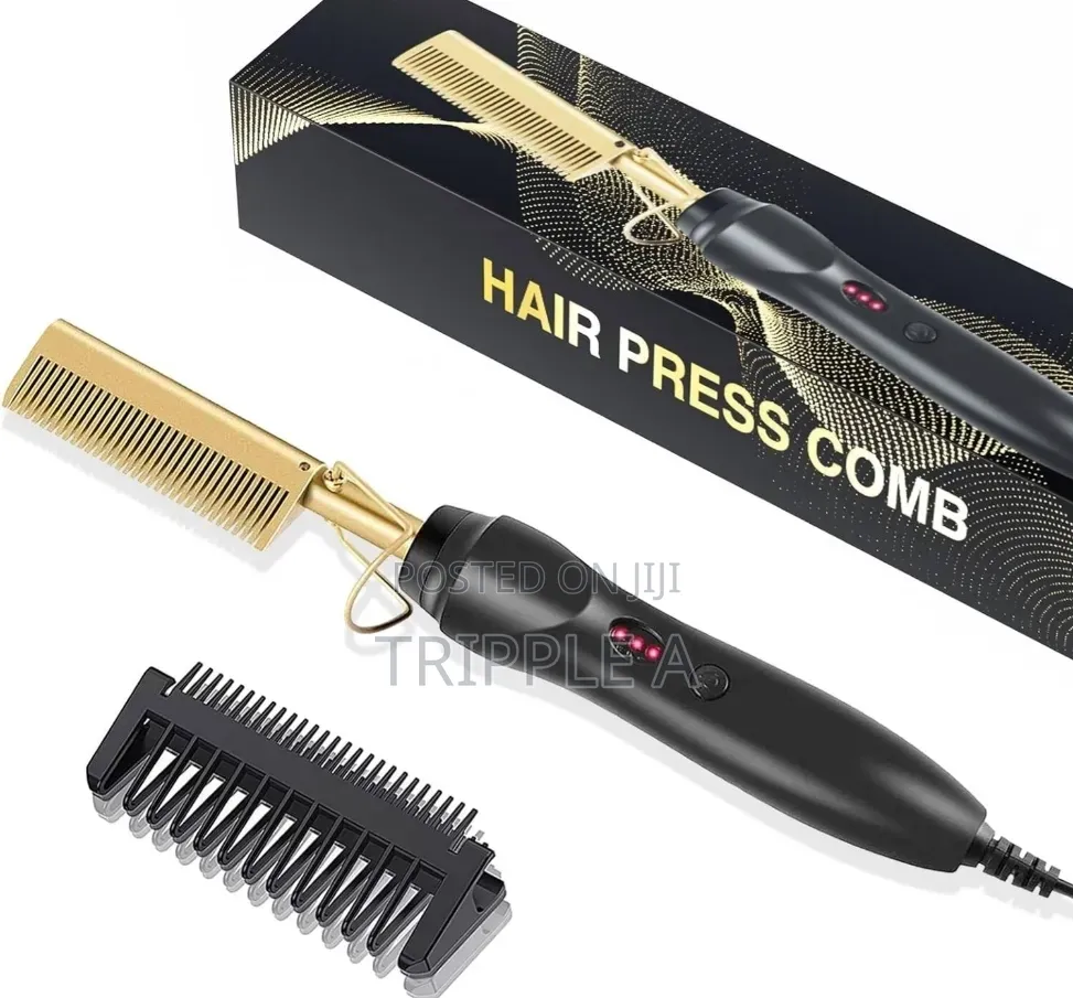 Adjustable Temperature Hot Press Hair Comb