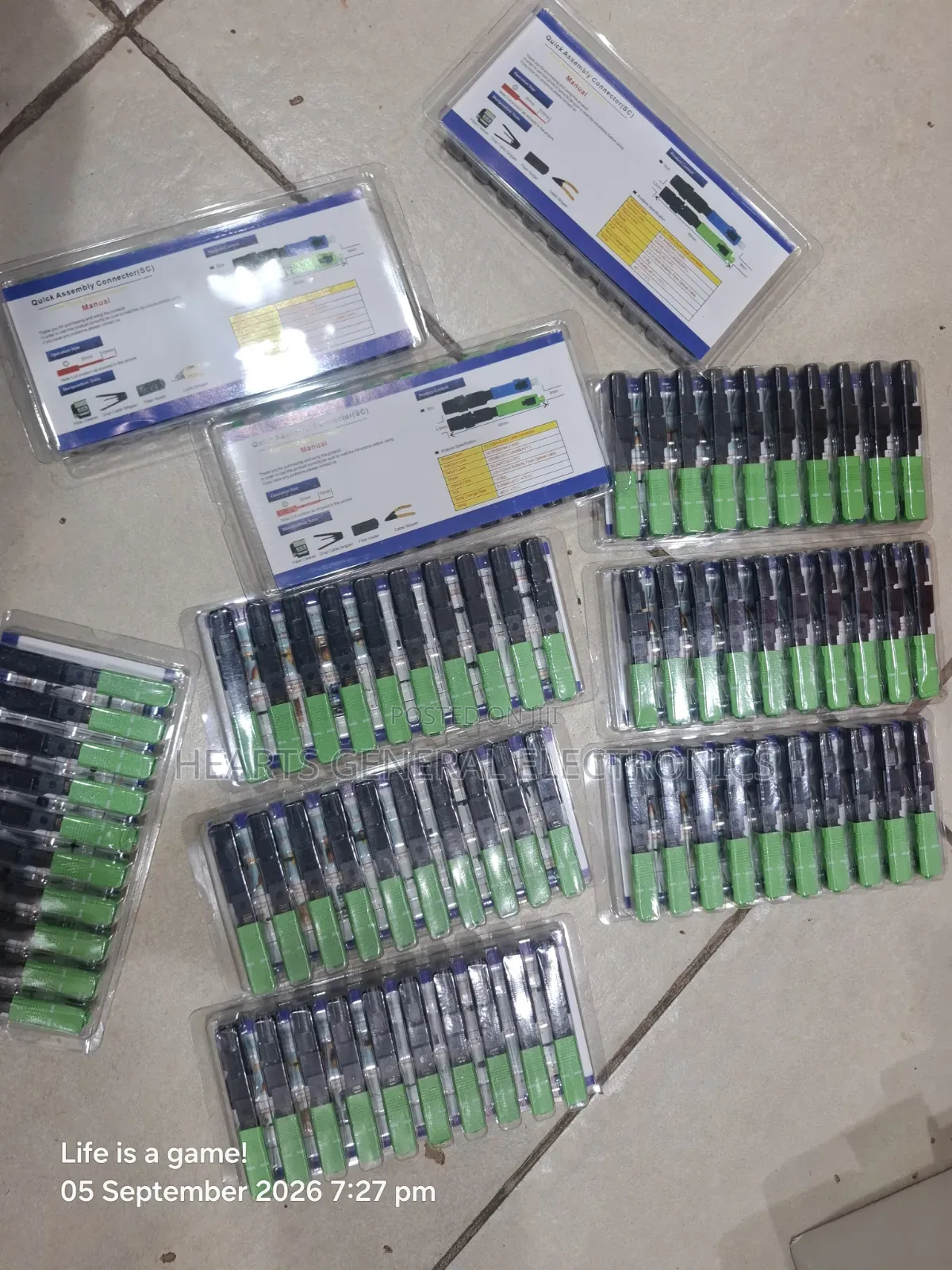 SC/APC Fibre Optic Fast Connector – Single-Mode