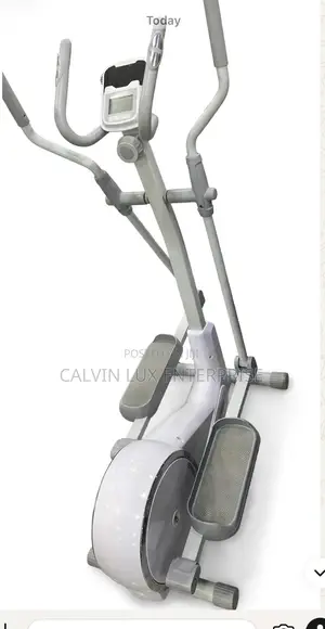 Premium White Elliptical Bike Trainer