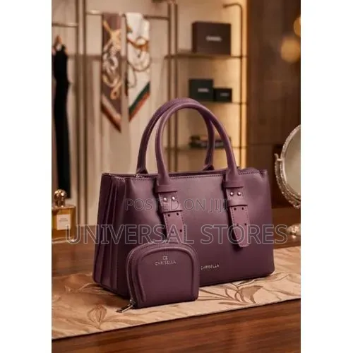 CHRISBELLA Crimson Signature" Tote Vanity Set