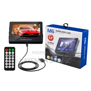 M6 Wireless Car MP5 Player 4.3" Bluetooth FM Transmitter - New