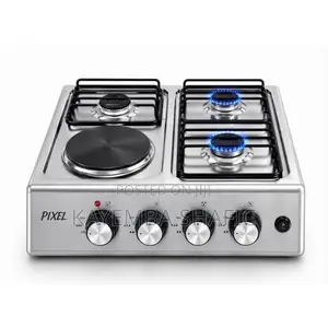 Pixel 3 Gas + 1 Electric Table Top Hybrid Cooker (50x50cm)