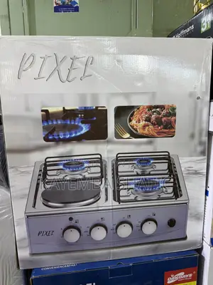 Pixel 3 Gas + 1 Electric Table Top Hybrid Cooker (50x50cm)