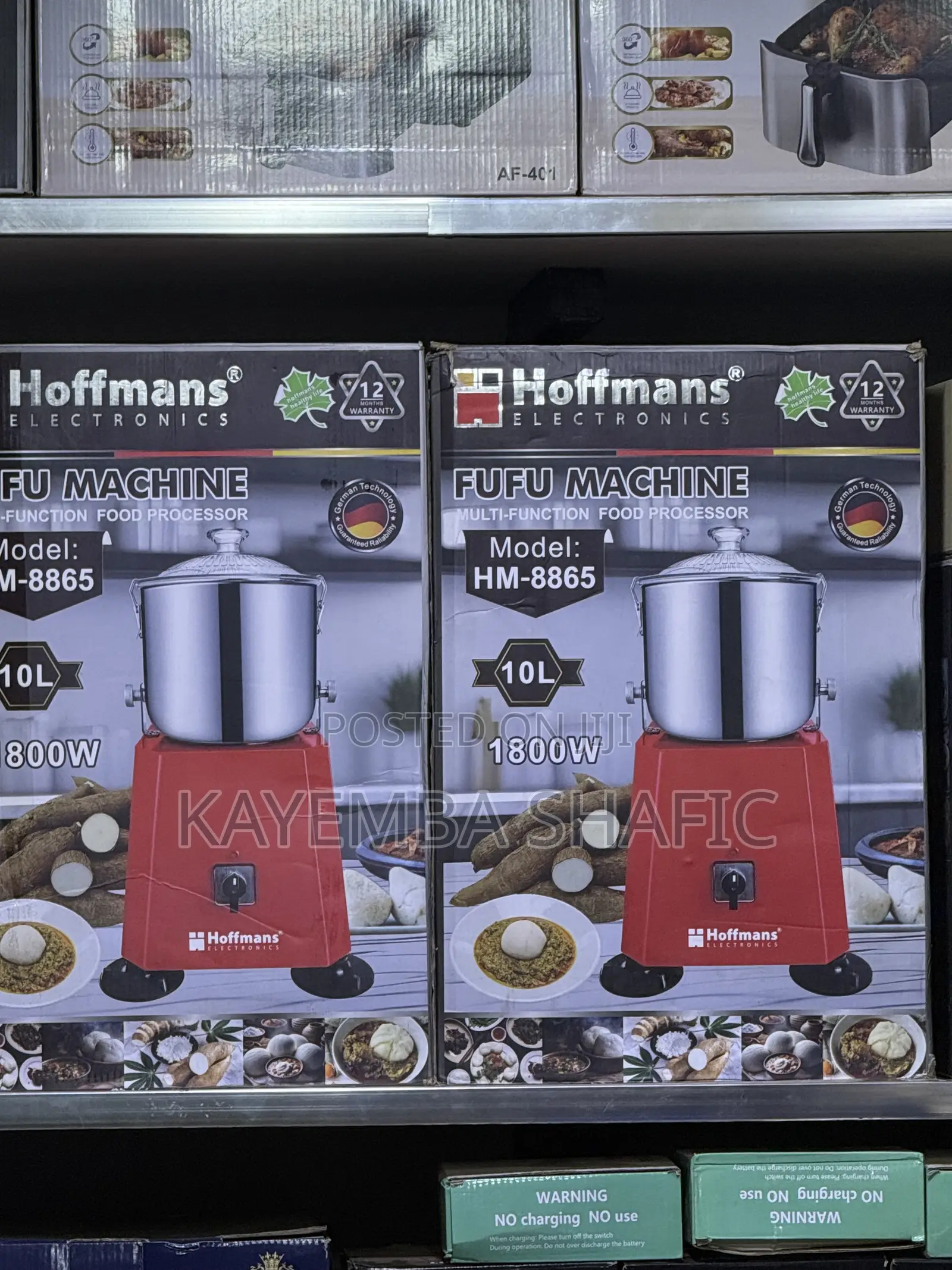 Hoffmans 10L Fufu Machine Multi-Function Food Processor HM-8865