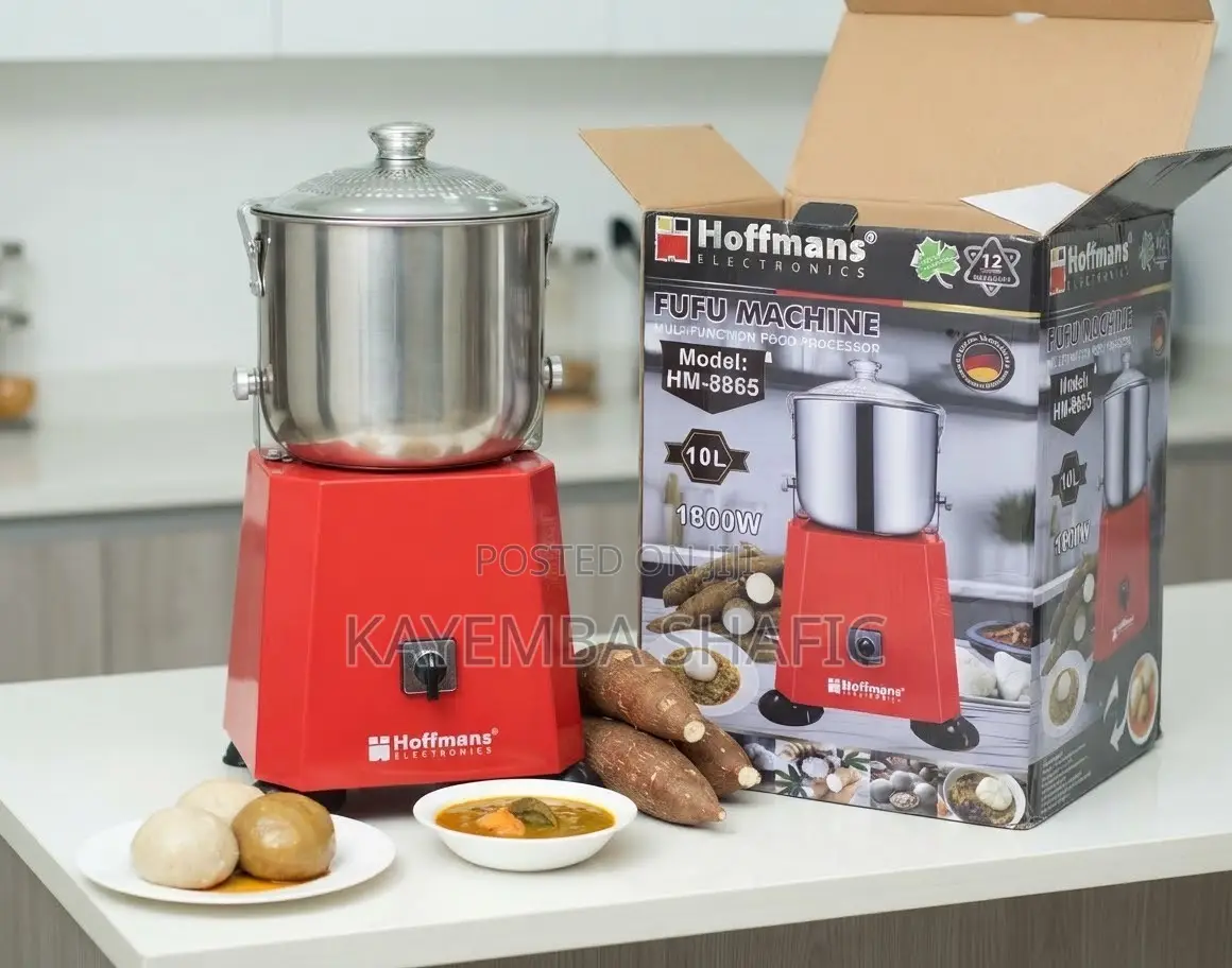 Hoffmans 10L Fufu Machine Multi-Function Food Processor HM-8865