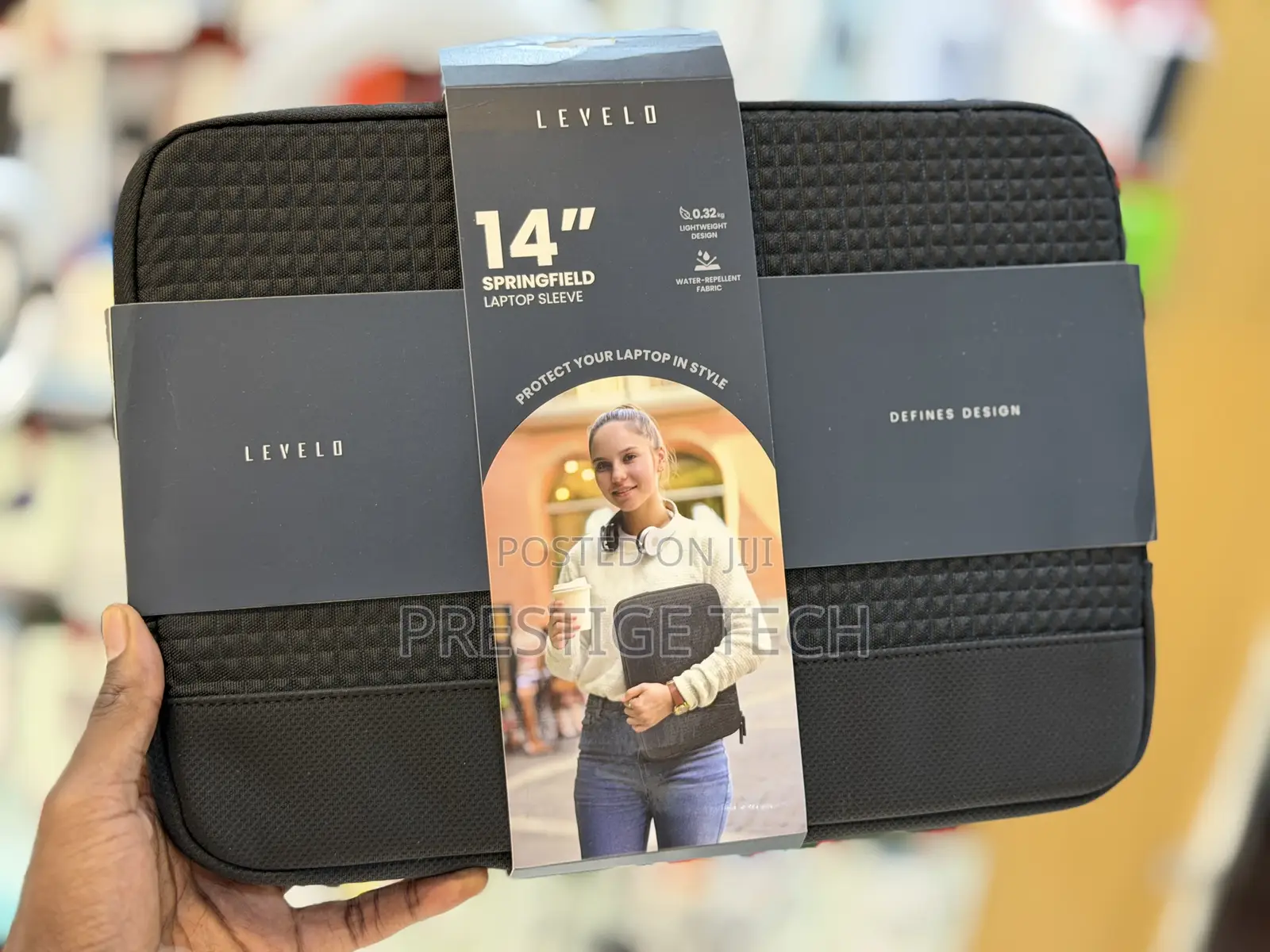 Levelo Springfield Laptop Sleeve, 14inch Laptop Sleeve