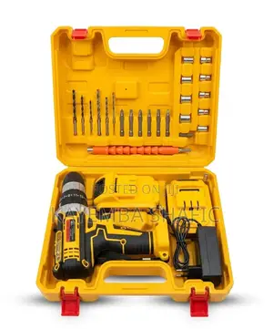 25V Cordless Electric Power Drill Machine and Full Tool Box Kit