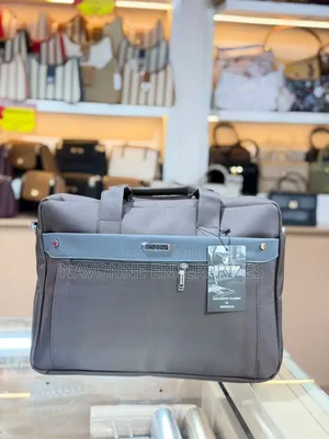 Executive Nylon Laptop Messenger Bag With Front Zipper Pocket