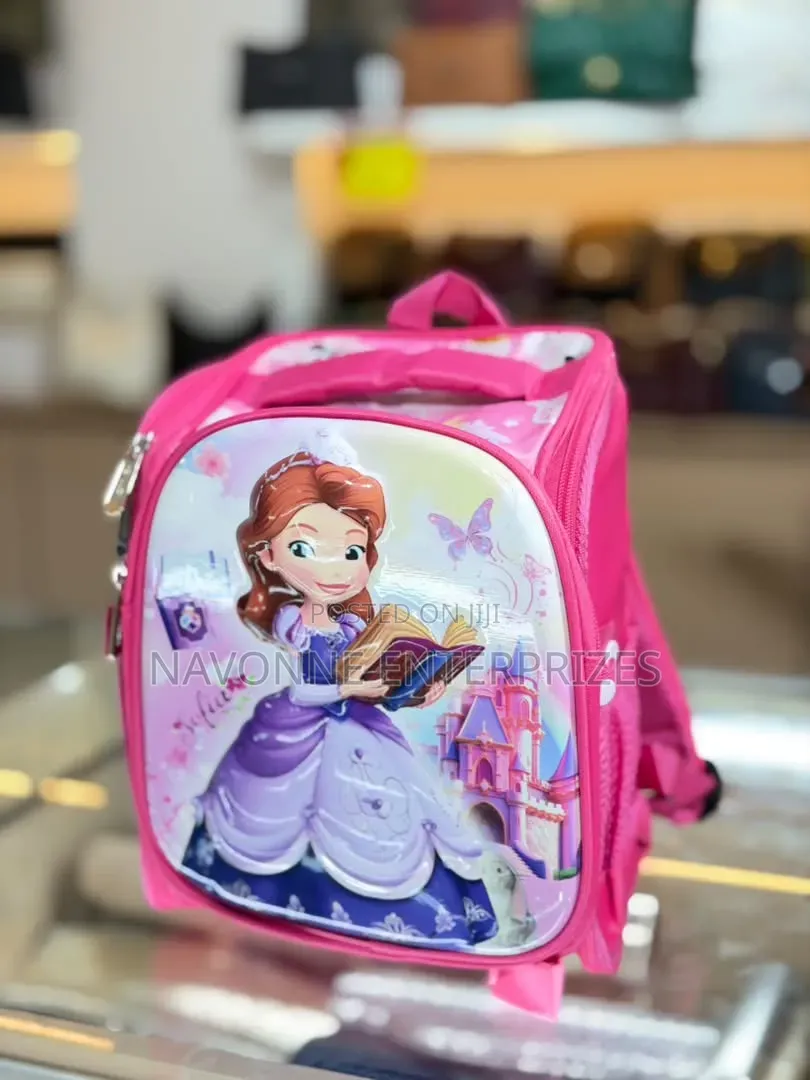 Kids School Bag With Cartoon Characters