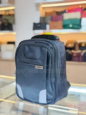 Durable Black Casual Backpack/ Laptop Bag for Men Women