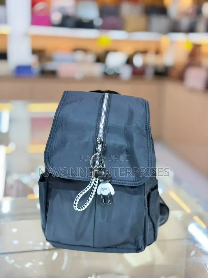 Stylish Black Casual Backpack for Men Women