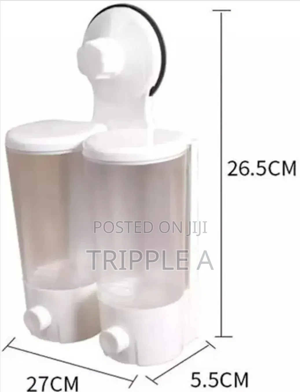 Double Wall Mounted Liquid Soap Dispenser