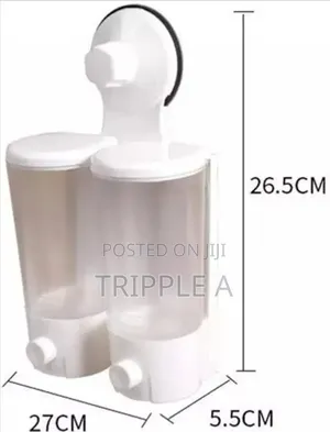 Double Wall Mounted Liquid Soap Dispenser