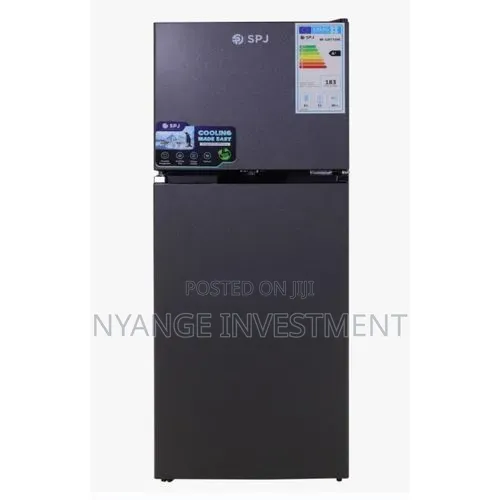 SPJ Double Door 149L Refrigerator. 149 Litres Double Refrigerator