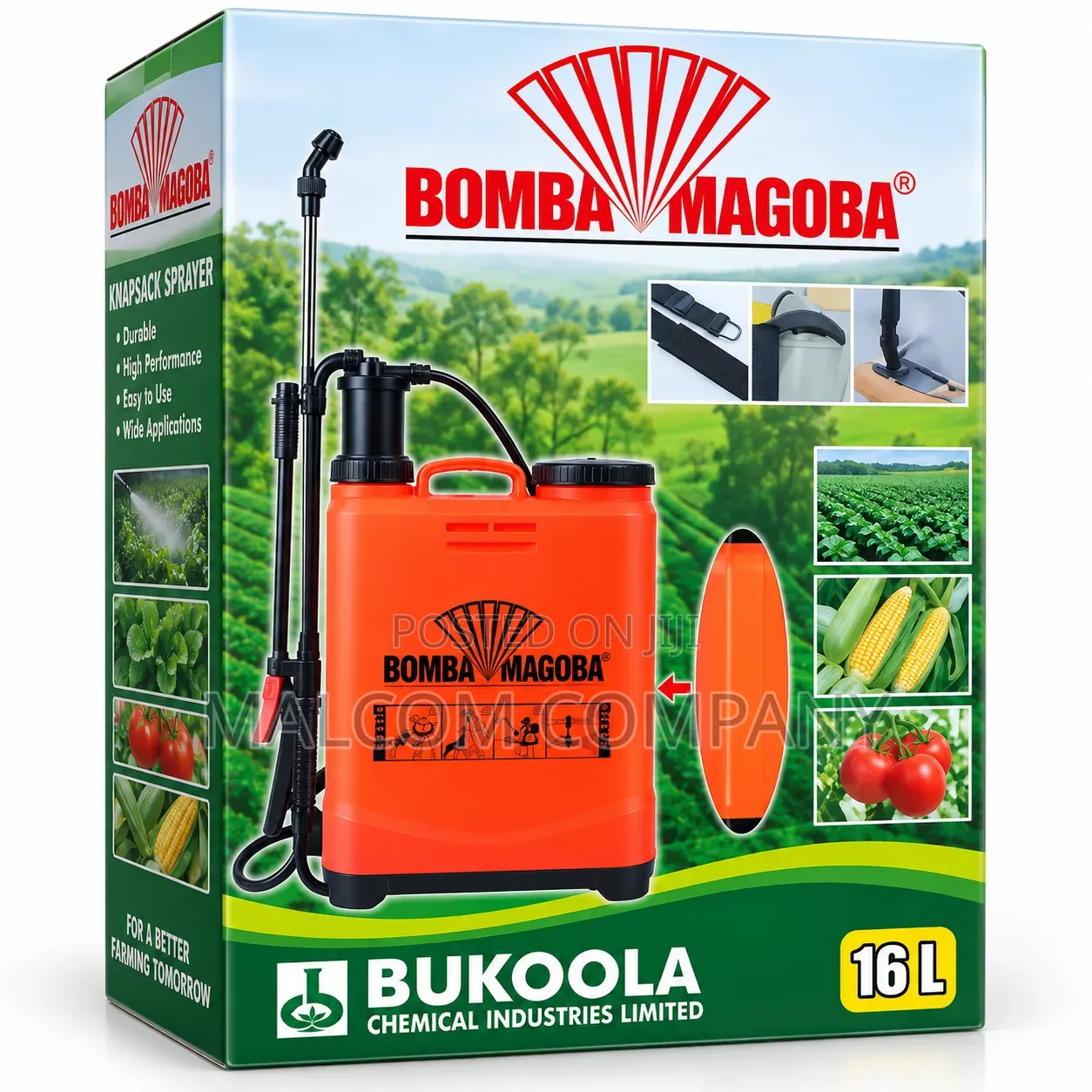 Bomba Magoba Backpack Knapsack Sprayer With Safety Protective Gears Ug