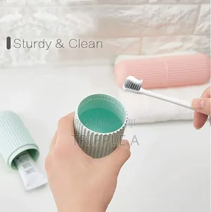 Travel Toothpaste and Toothbrush Holder