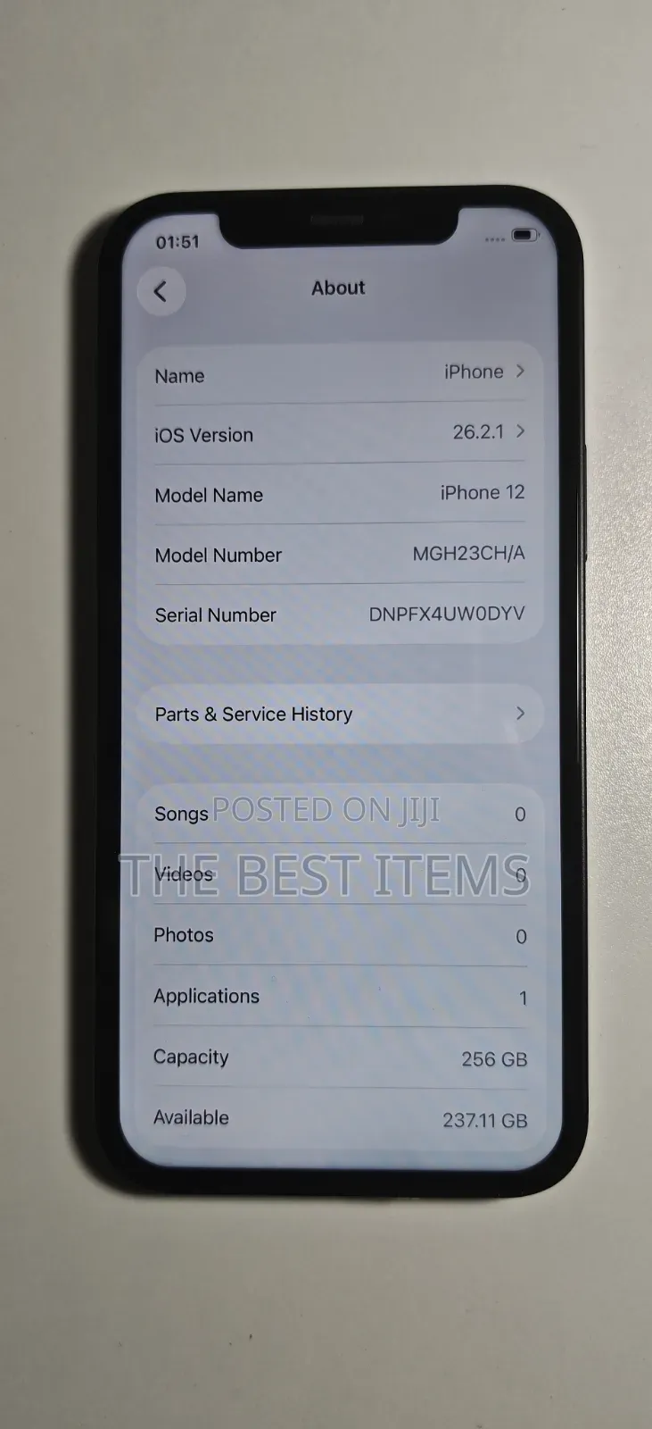 Apple iPhone 12 256 GB Black
