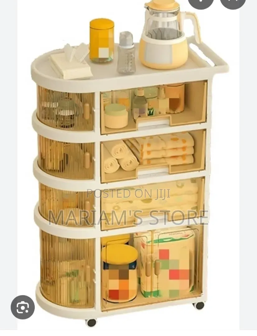 Storage Cart With Drawers