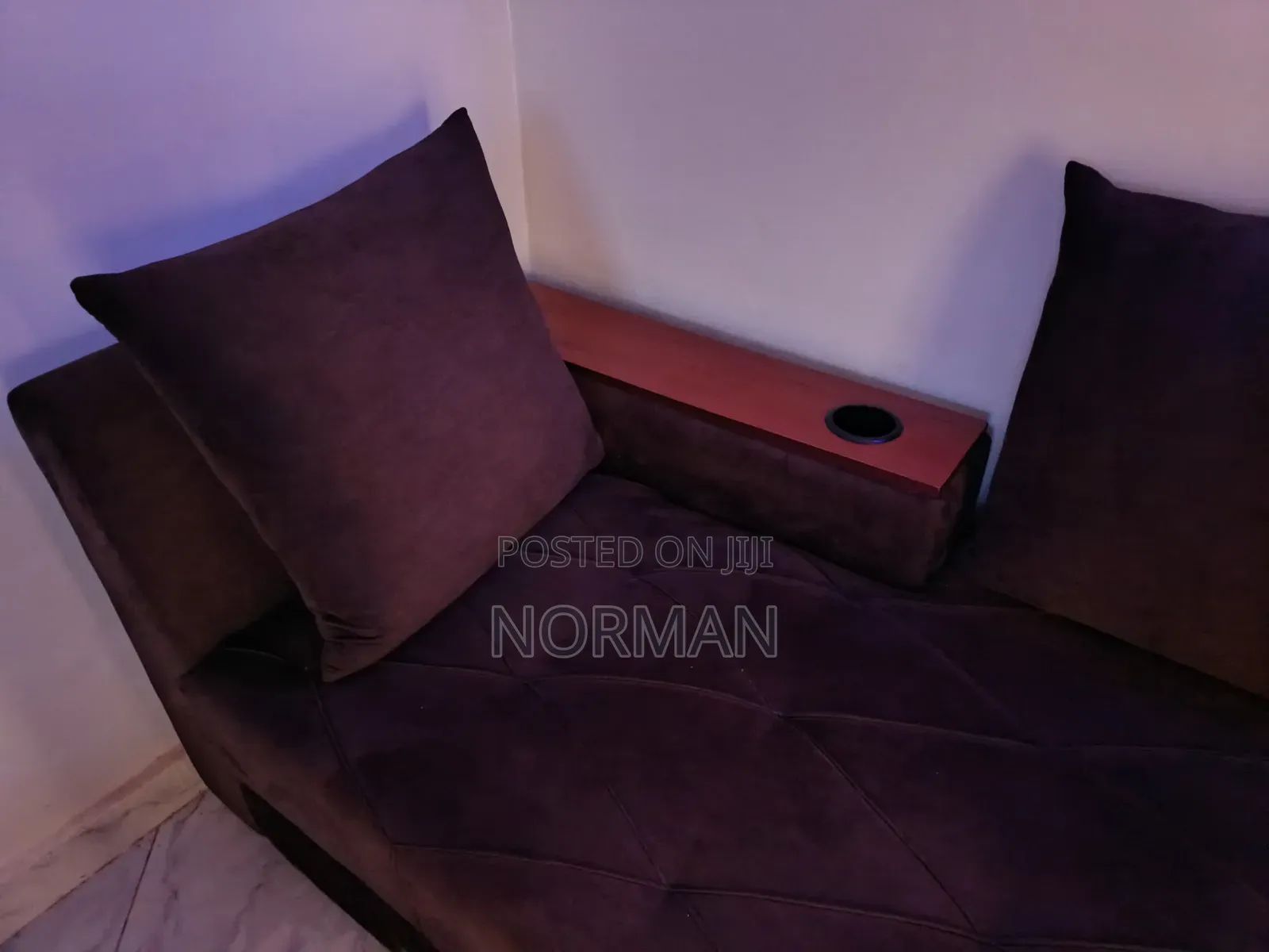 L Shaped Sofa Brown