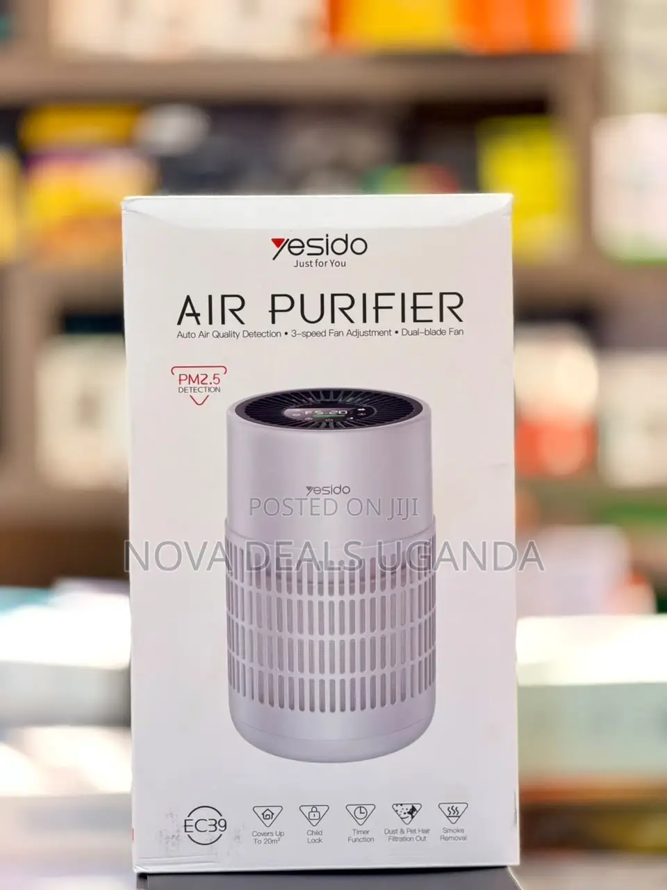 Yesido EC39 4in1 Desktop Air Purifier, Aromatherap