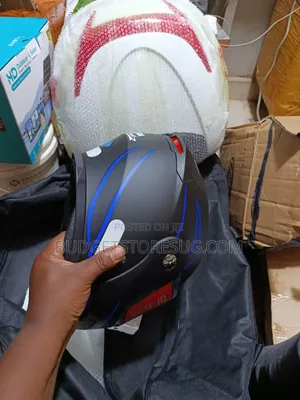 Full Face Glossy Black Helmet